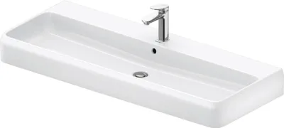 Produktbild von Duravit Qatego Wastafel 120x47x15,5 cm Wit Hoogglans