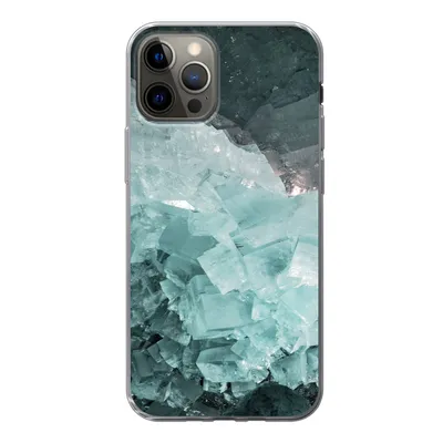 Produktbild von MuchoWow® Handyhülle Schutzhülle Hülle für iPhone 13 Pro Naturstein - Kristalle - Luxus Silikon Softcase Handy Hülle - Handy-Tasche