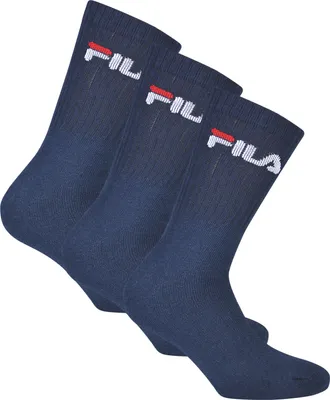 Obrázok produktu pre 3 páry pánskych športových ponožiek Fila tenisové ponožky F9505, farba:321 - navy, ponožky a pančuchy:43-46