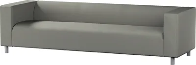 Produktbild von Dekoria Bezug für Klippan 4-Sitzer Sofa, grau, Bezug für Klippan 4-Sitzer