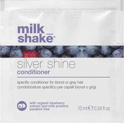 Immagine prodotto di Milk Shake, Silver Shine, Hair Conditioner, For Neutralisation Of Yellow Tones, 10 ml