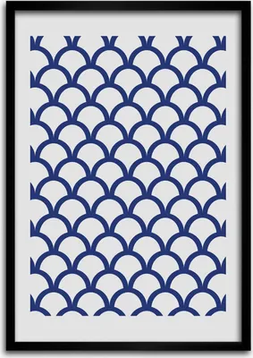 Produktbild von Bild - Bilderrahmen - Foto - 70 cm x 100 cm - MDF - Rahmen - Wandkunst - Marinistischer Hintergrund