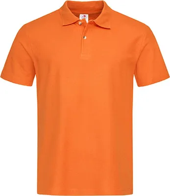 Immagine prodotto di Stedman ST3000 | Polo da uomo-Piqué 100 - Colore: Arancione - Taglia: XXL