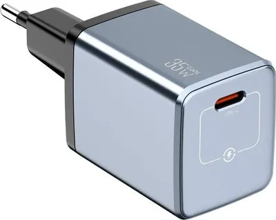 Zdjęcie produktu dla Szybka ładowarka NEXTBATT 35 W USB-C/USB-A - czarno-szara