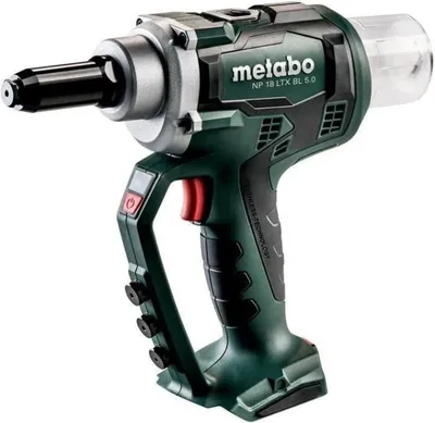 Image de Riveteuse NP 18 LTX BL 5.0 METABO sans batterie ni chargeur + coffret MetaBox - 619002840