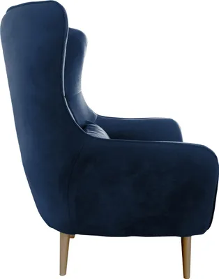 Obrázek produktu pro Designové křeslo ušák LEVI - špinavé bílé