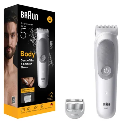 Produktbild von Braun Series 5 BG5500, Nass & Trocken, Akku, Grau, Weiß