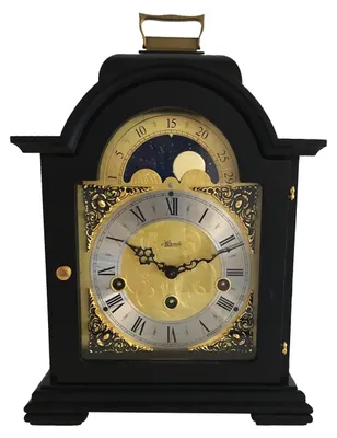 Produktbild von Tischuhr Schwarz 4/4 Westminster - Hermle Modell: 22864-740340