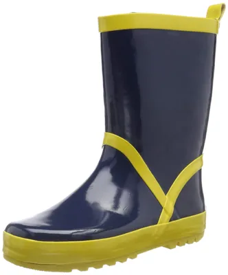 Produktbild von Playshoes Kinder Gummistiefel aus Naturkautschuk, trendige Uni Regenstiefel m