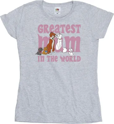 Produktbild von Disney - "The Aristocats Greatest Mum" T-Shirt für Damen BI8462 (L) (Grau)