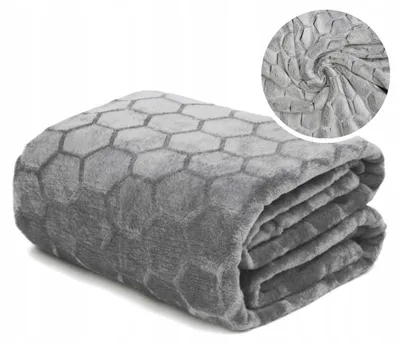 Produktbild von DOMAREX Warme Mikrofaser Decke 130x170 cm Grau