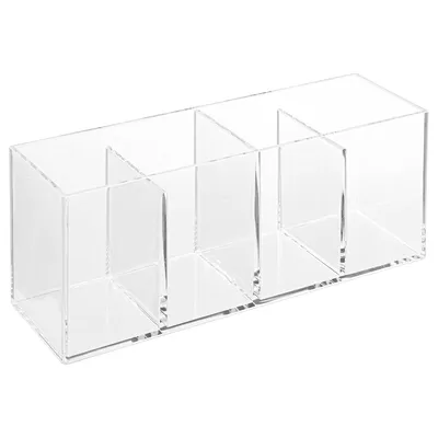 Zdjęcie produktu dla 5five Simply Smart Organizer Selena z 4 przegródkami, plastikowy, przezroczysty, 22,3 x 7 x 9,8 cm, 174670