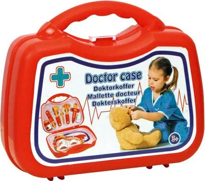 Zdjęcie produktu dla Walizka lekarska dla dzieci 7882 duża 12 szt