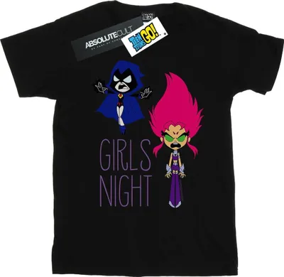 Produktbild von DC Comics - "Teen Titans Go Girls Night" T-Shirt für Herren BI52182 (M) (Schwarz)