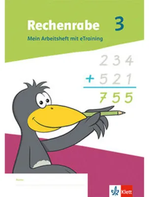 Produktbild von Rechenrabe 3. Ausgabe Nordrhein-Westfalen. Mein Arbeitsheft mit eTraining Klasse 3