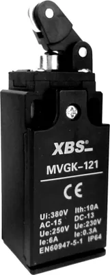 Produktbild von MVGK-121 Endschalter 1NC/1NO Grenztaster Positionsschalter Dreharm Feder XBS