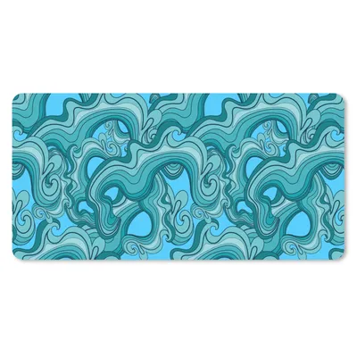 Produktbild von MuchoWow® Mauspad Mousepad Meer - Muster - Marmor 60x30 cm - Mousepads - Maus Mat - Pad - Mausunterlage - Nachhaltig