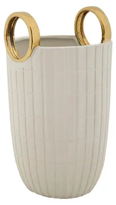 Immagine prodotto di Mauro Ferretti Vaso shopping Ø 18x25 cm oro bianco