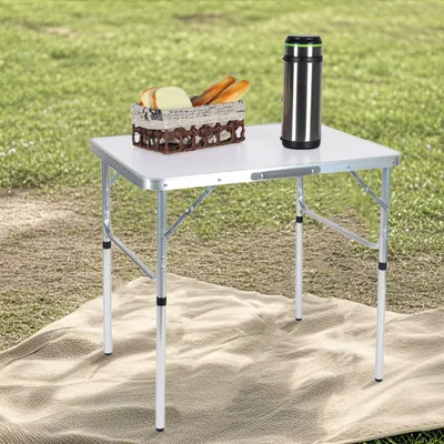 Produktbild von Höhenverstellbarer Camping-Klapptisch - Tragbar & Leicht