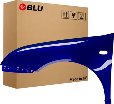 Image de BLU Aile Compatible avec VW Volkswagen Bora 1J1 1J6 LB5N Gauche Blau IndigoBlau | 1998-2005 | Avant | Peint| Prêt à Monter | Acier