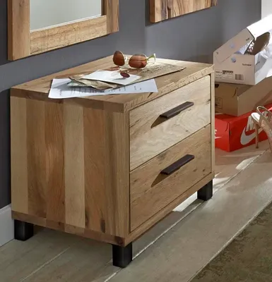 Produktbild von Kommode 50x44cm "Luxor" Balkeneiche massiv geölt