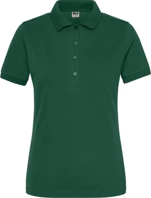 Produktbild von Polo aus weichem Elastic-Piqué dark-green, Gr. L