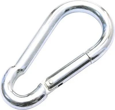 Produktbild von Feuerwehr-Karabiner Pösamo Ø 11x120 mm Stahl galv. verzinkt 1 Stück