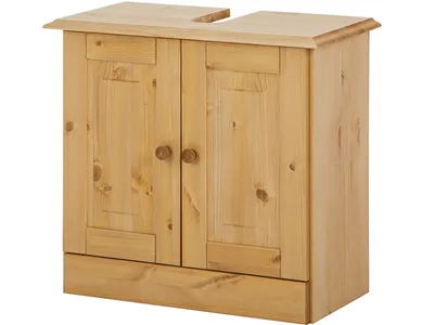 Produktbild von Waschbeckenschrank für Badezimmer mit 2 Türen in Kiefer