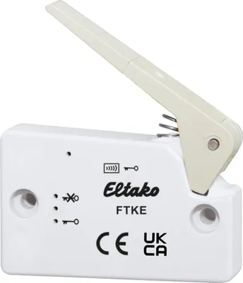 Produktbild von Eltako Funk-Fensterkontakt FTKE-rw mit Energie-Generator reinweiß