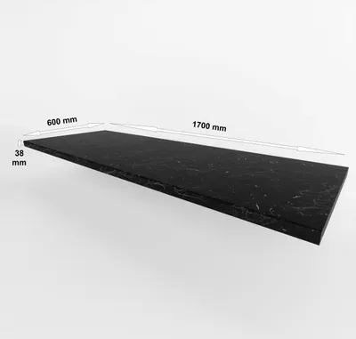 Produktbild von Arbeitsplatte 170 cm 38 mm Marmur ROMA matt Küche Siena, Monza, Arona