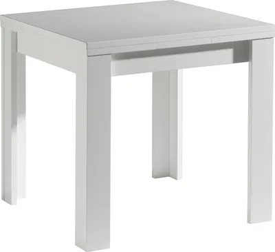 Produktbild von Esstisch - Weiß matt - 80 x 80 cm - ausziehbar