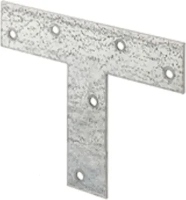 Obrázek produktu pro Plochý konektor, tvar T, pozinkovaný, 140x110x30, tloušťka 2 mm, 6 otvorů