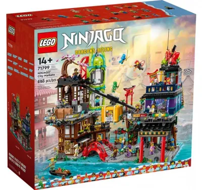 Produktbild von LEGO NINJAGO Die Märkte von ® City, Bausatz, 14 Jahr(e), Kunststoff, 6163 Stück(e), 7,52 kg