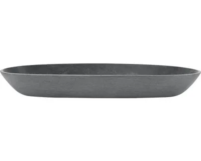 Obrázek produktu pro Podmiska pod květináč Ecopots Sofia plastová 25,6×11,7×3 cm, šedá