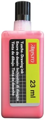 Produktbild von Tusche mg1 Kunststoffflasche mit 23 ml rot Packung mit 10 Stück