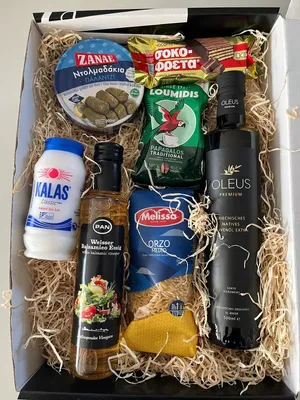 Produktbild von Delight Box OREA-Feinkost.de - Geschenk Box mit griechischen Präsenten + Grußkarte