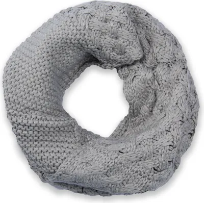 Produktbild von styleBREAKER Uni Strick Loop Schal mit Mustermix, Uni Feinstrick Schlauchschal, Winter Strickschal 01018153