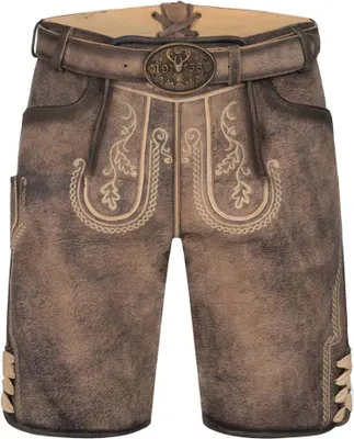 Produktbild von Lederhose Magnus mit Gürtel 50
