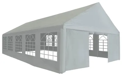 Produktbild von vidaXL Zeltstoff ohne Gestell Grau 10 x 5 m PE