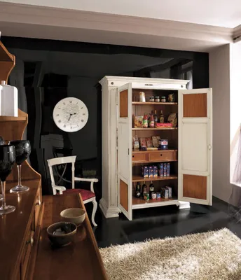 Obrázek produktu pro Esszimmer Möbel Massive Holz Vitrinen Schrank Echtholz Anrichte Vitrine Massiv