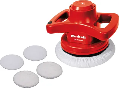 Produktbild von EINHELL Autopoliermaschine CC-PO 90 + Polierhauben-Set