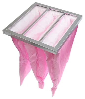 Produktbild von vhbw Taschenfilter für diverse Klima- und Lüftungsanlagen - Filter F7, 28,7 x 28,7 x 36 cm Rosa