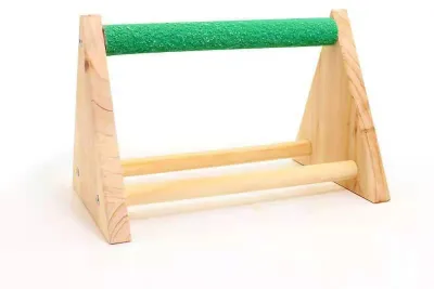 Produktbild von Papageien-Vogelstange, Tischständer, tragbar, automatisches Trimmtraining für Haustiere