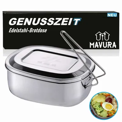 Edelstahl-Bento-Box Für Kinder & Erwachsene – Auslaufsicher, 3 Fächer, 304 Edelstahl, Spülmaschinenfest, BPA-frei (grün)