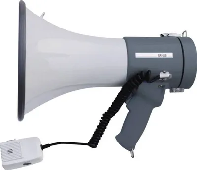 Produktbild von SpeaKa Professional ER-66S Megaphon mit Handmikrofon, mit Haltegurt, integrierte Sounds