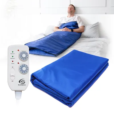 Immagine prodotto di Coperta riscaldata per sauna a infrarossi, relax e disintossicazione, terapia del calore lenitiva, 220 x 180 cm - Coperta per sauna a infrarossi EcoSapiens