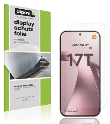 Immagine prodotto di 4x Pellicola Protettiva per Xiaomi 17T Protezione Schermo Antiriflesso dipos