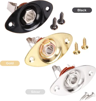Obrázek produktu pro 6.35mm elektrická kytara/baskytara O-val snímač Jack Poratble