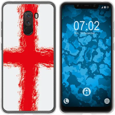 Produktbild von PhoneNatic Case kompatibel mit Xiaomi Pocophone F1 Silikon-Hülle WM England M4