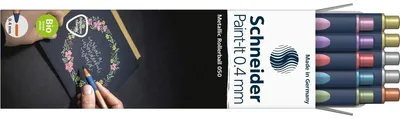 Produktbild von Schneider Metallic Rollerball Paint-It 050 0.4mm sortiert, Box 10 Stück